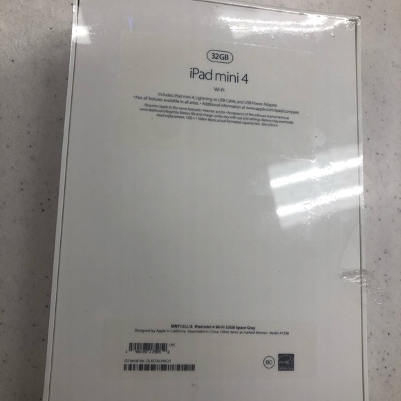 ipad mini 4 32 GB Apple wi fi wi-fi Brand New - Picture 1 of 8
